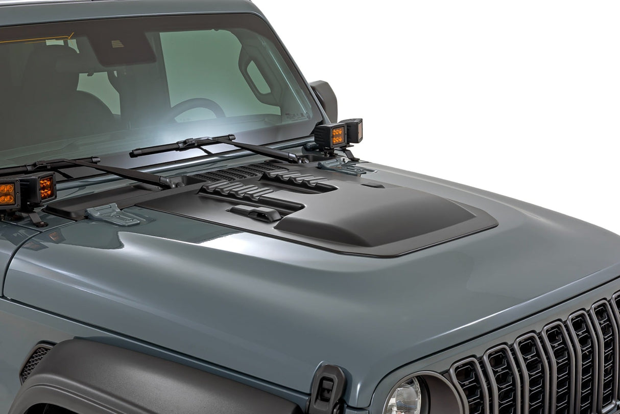 Rough Country Hood Scoop Jeep Gladiator JT Wrangler JL 2018-2026