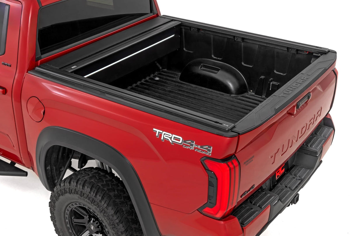 Rough Country Powered Retractable Bed Cover for Toyota Tundra 5'7in Bed