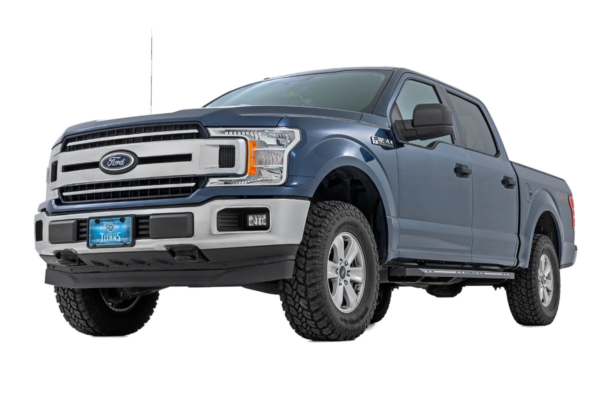 Rough Country AC2 LED Running Boards Ford F-150 Crew Cab 15-26