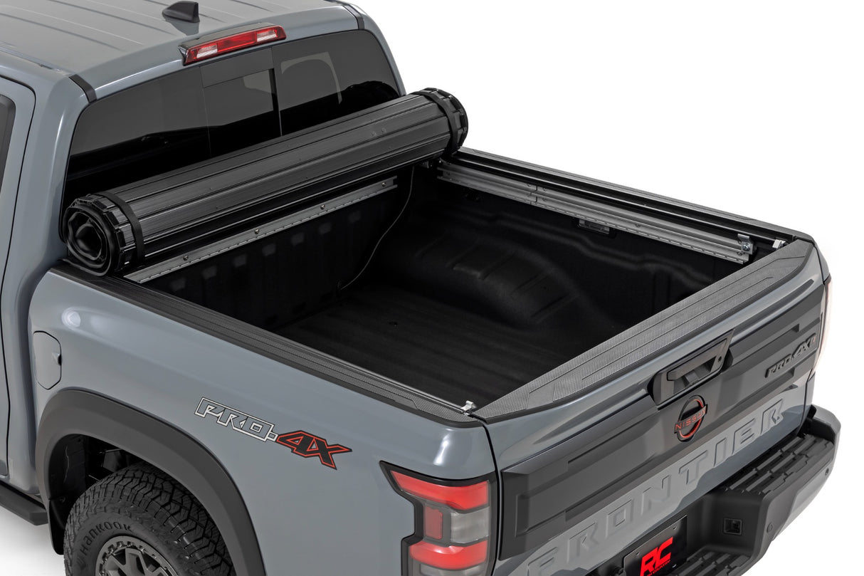 Rough Country Hard Roll-Up Bed Cover Nissan Frontier 2022-2026