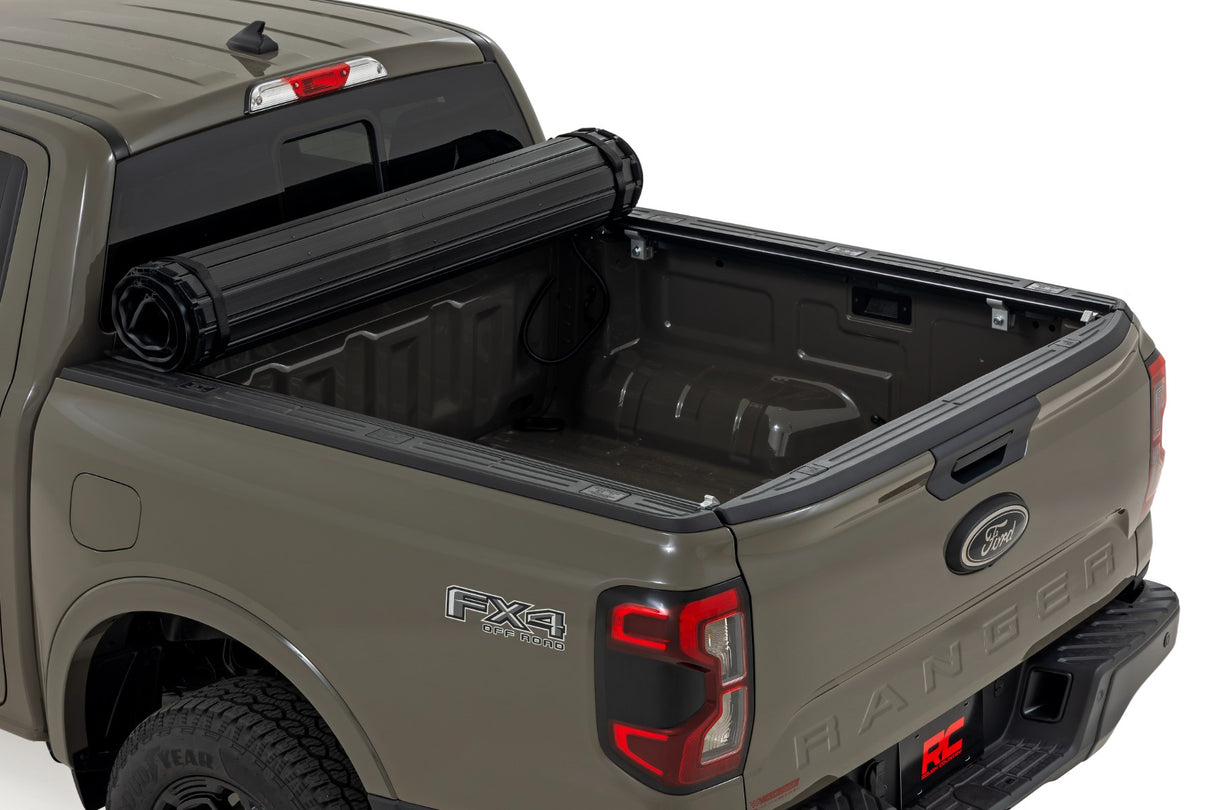 Rough Country Hard Roll-Up Tonneau Cover 2024-2025 Ford Ranger