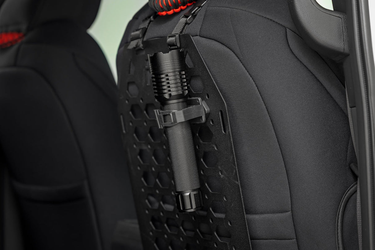 Rough Country Seat Back Organizer Molle Panel Universal Black