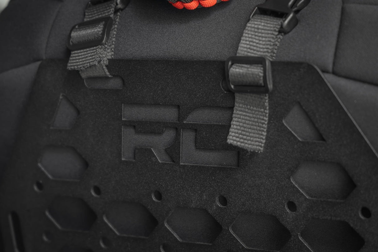 Rough Country Seat Back Organizer Molle Panel Universal Black