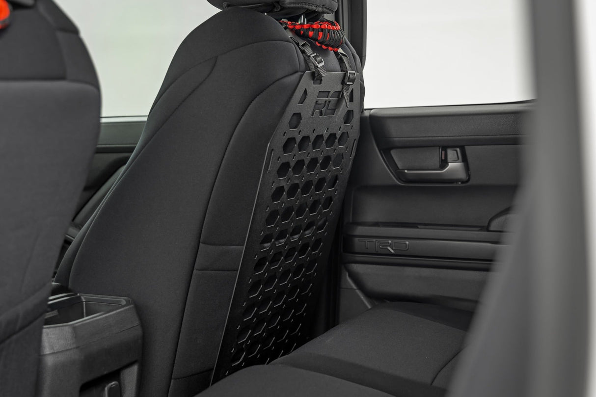 Rough Country Seat Back Organizer Molle Panel Universal Black