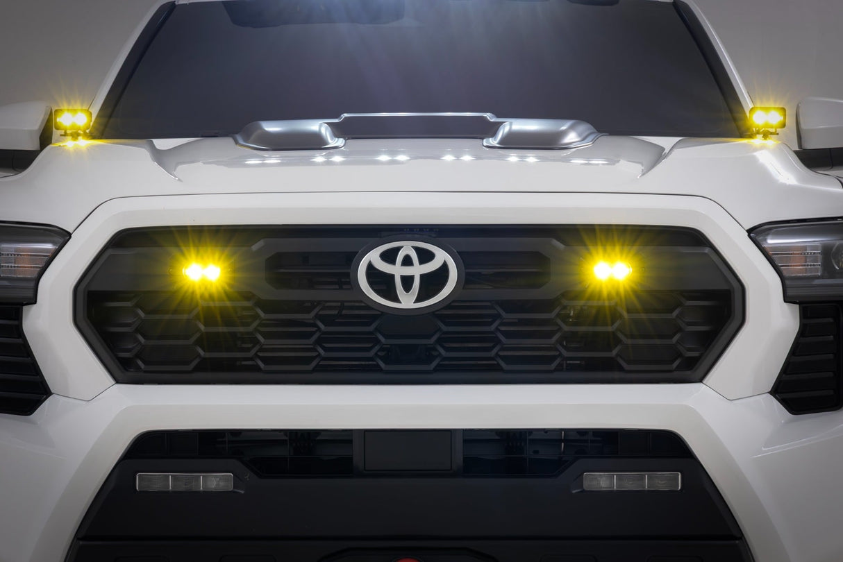 Rough Country Black Series 3x1.75 Inch LED Slim Fog Light Pair
