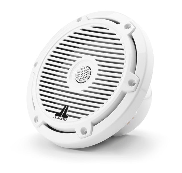 JL Audio M3-650X-C-Gw 6.5" 120W RMS Marine Coaxial Speakers - Gloss White Grilles (Pair)