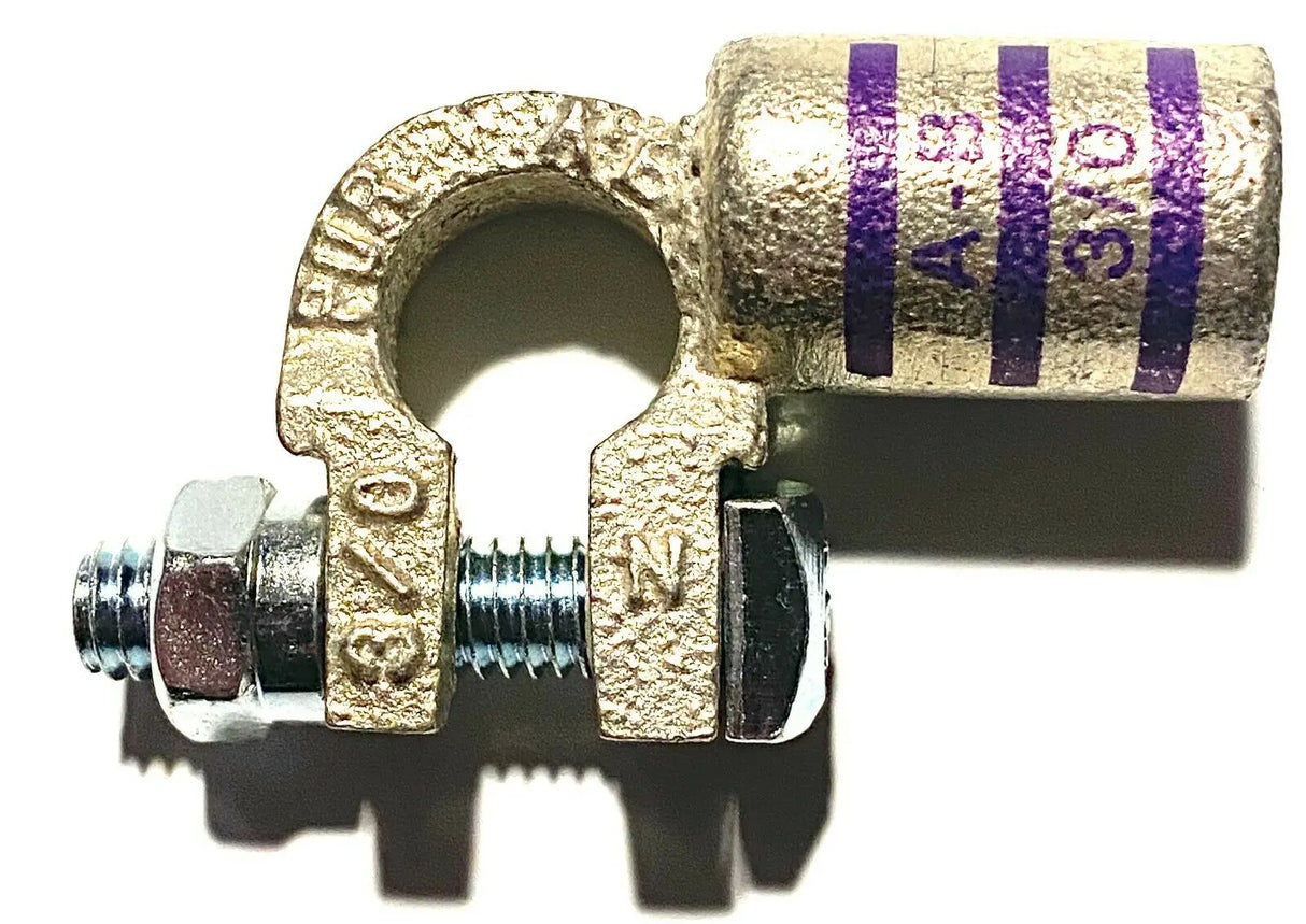Battery Cable Ends Copper Top Post 90 DEG Terminal Connectors 2 GAUGE THUR 4/0 ac/dc wire and supply