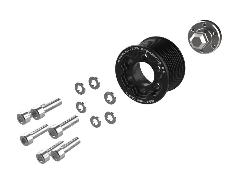Kit de poulie de compresseur de suralimentation aFe 2,50 pouces pour Dodge Challenger 15-23 / Dodge Charger SRT Hellcat 15-23