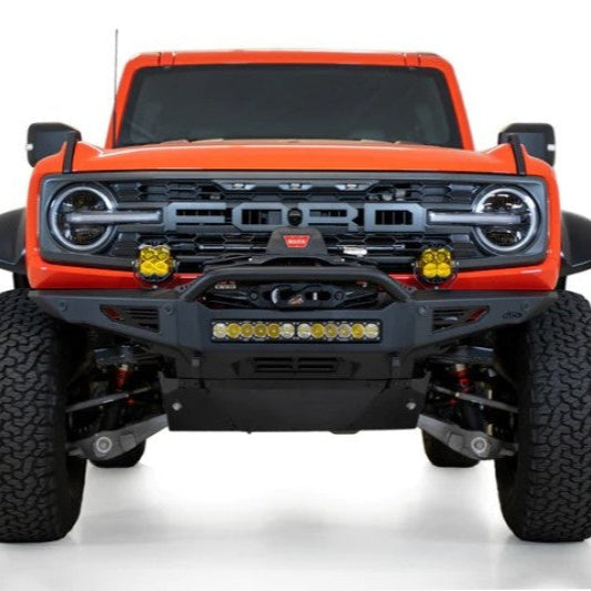 Addictive Desert Designs Raptor Rock Fighter Front Bumper with Universal Light Mounts | 2022+ Ford Bronco Raptor