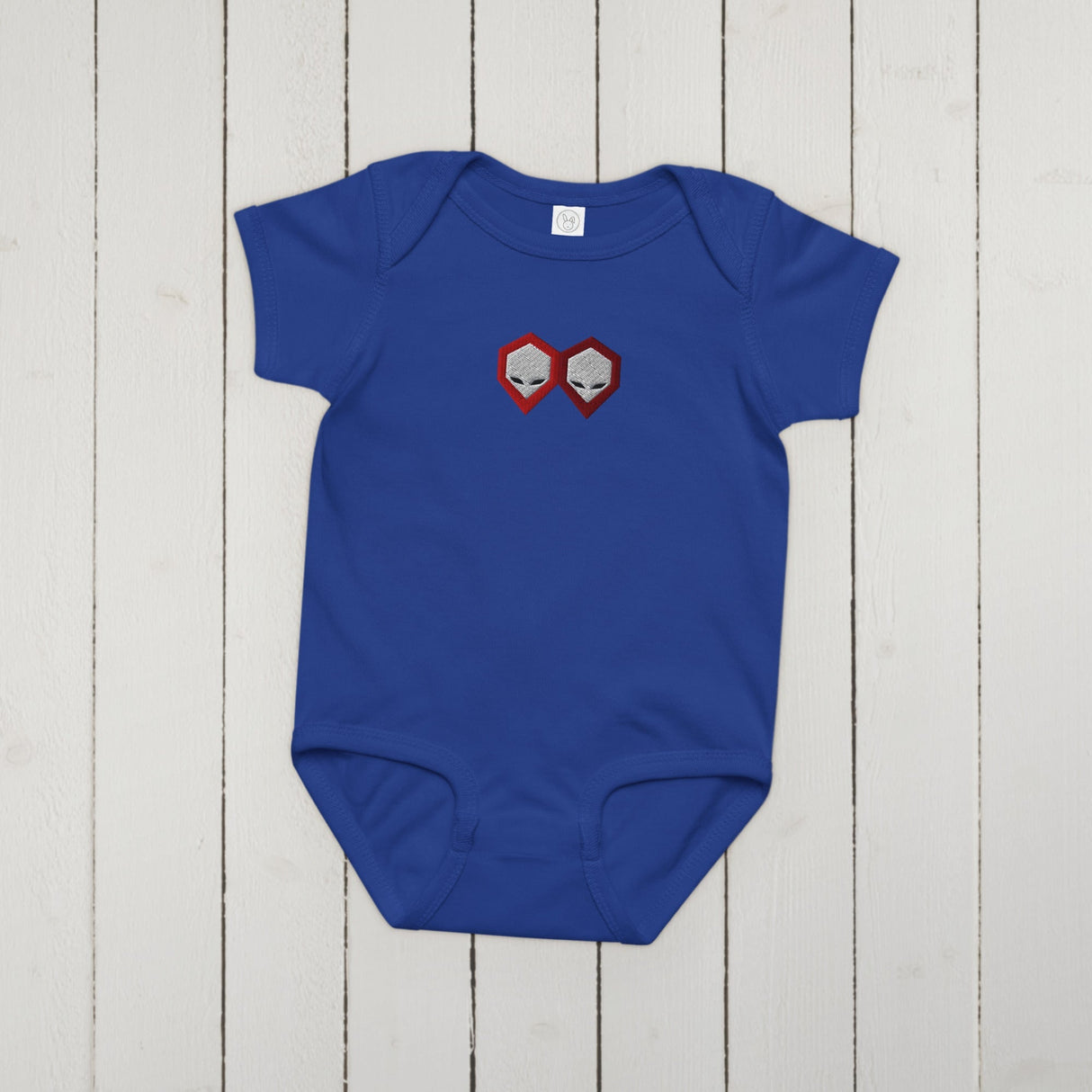 Double Trouble Baby jersey bodysuit Workshop 12