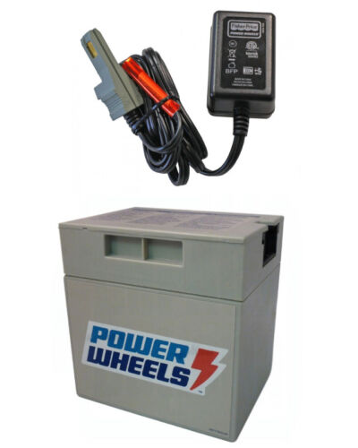Barbie Jammin Jeep Wrangler Battery and Charger Set for Power Wheels