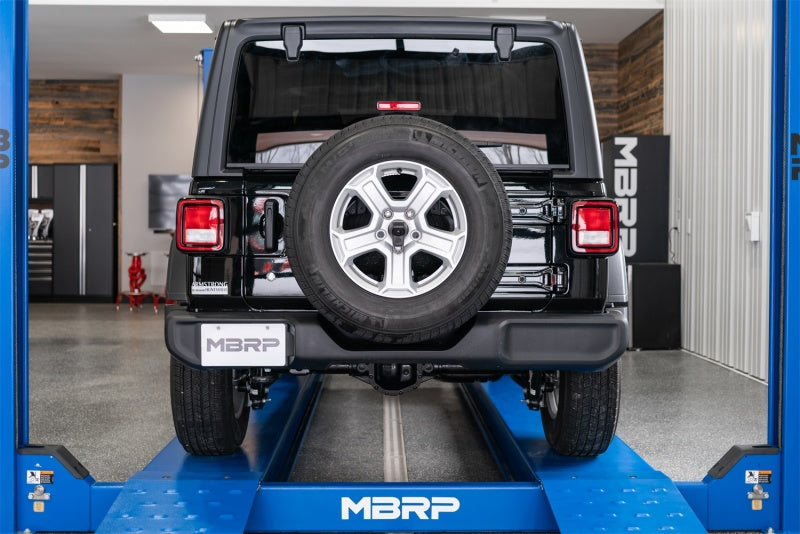Échappement arrière simple de 2,5 pouces pour Jeep Wrangler JL MBRP 18-20 - T304
