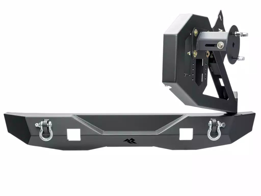 Rugged Ridge XOR Rear Bumper w/Swing Out Tire Carrier I '07- '18 Jeep JK Wrangler