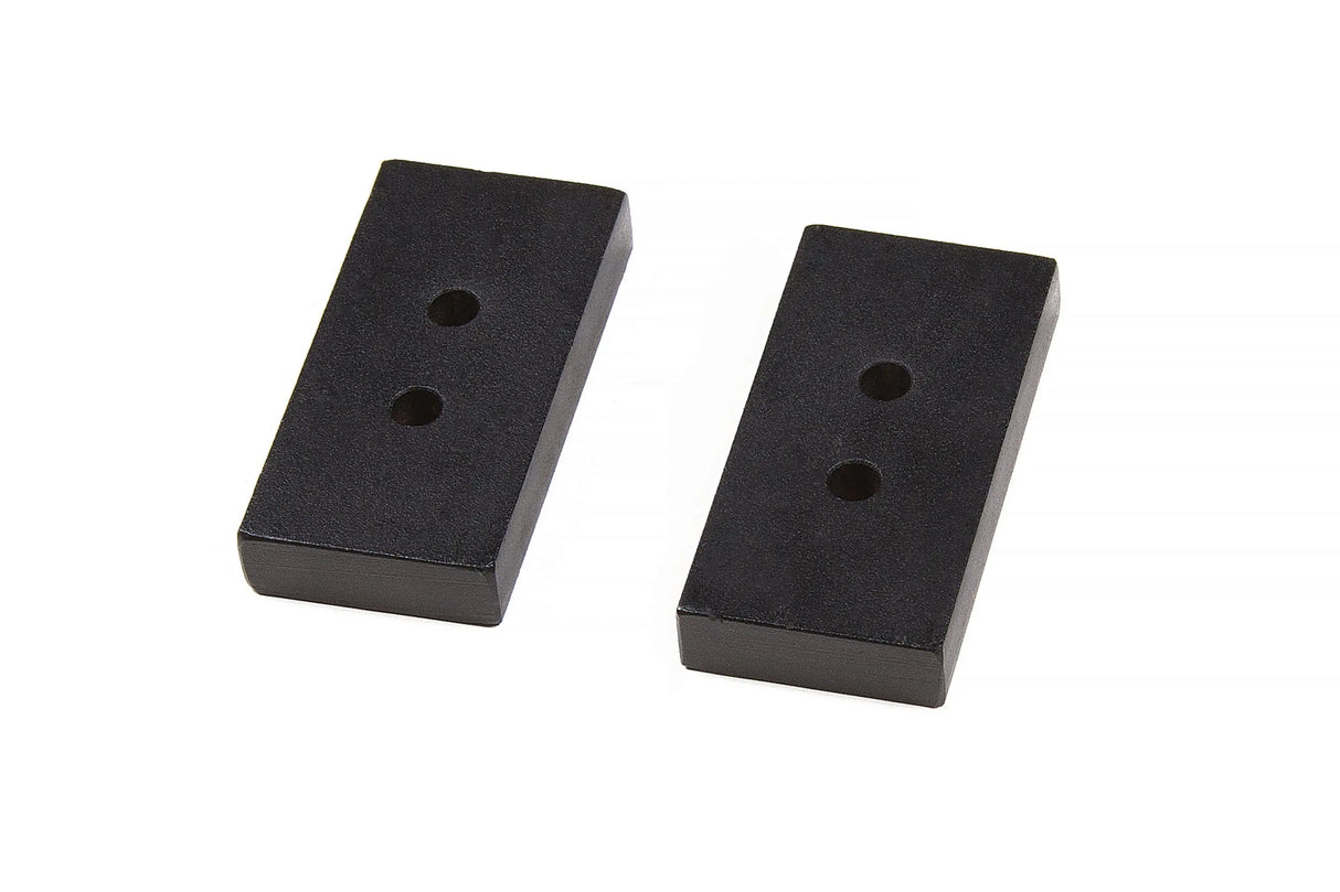 Rear Lift Blocks - Dual Pin - Steel | 1 Inch Lift | 3in Wide | Universal Fitment BDS Suspension