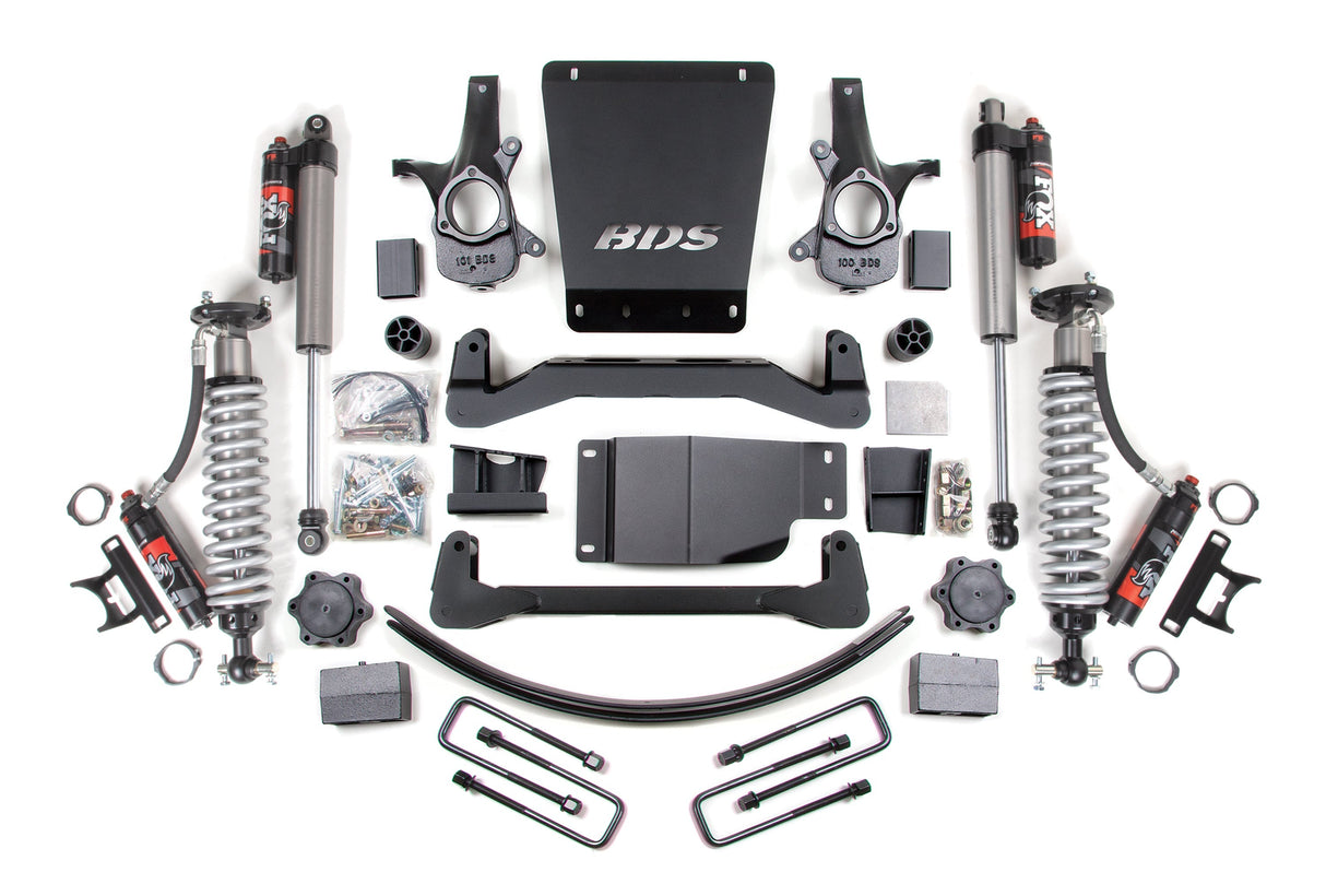 6 Inch Lift Kit | FOX Performance Elite Coilover | Chevy Silverado or GMC Sierra 1500 (07-13) 4WD BDS Suspension