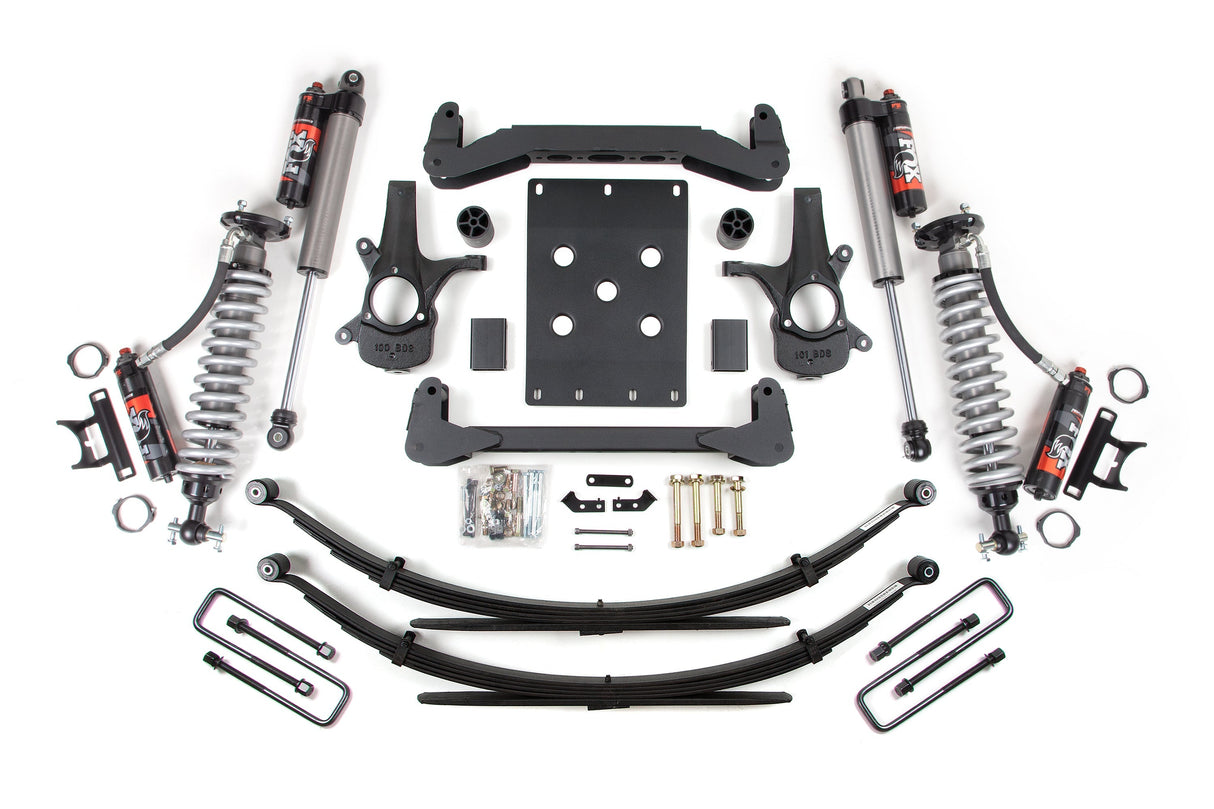 4 Inch Lift Kit | FOX Performance Elite Coilover | Chevy Silverado or GMC Sierra 1500 (07-13) 2WD BDS Suspension