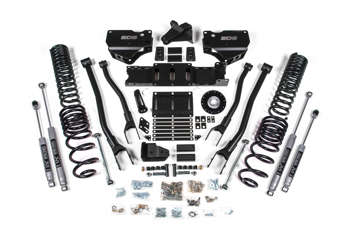 4 Inch Lift Kit w/ 4-Link | Extended Travel | Ram 2500 (25-26) 4WD | Diesel BDS Suspension