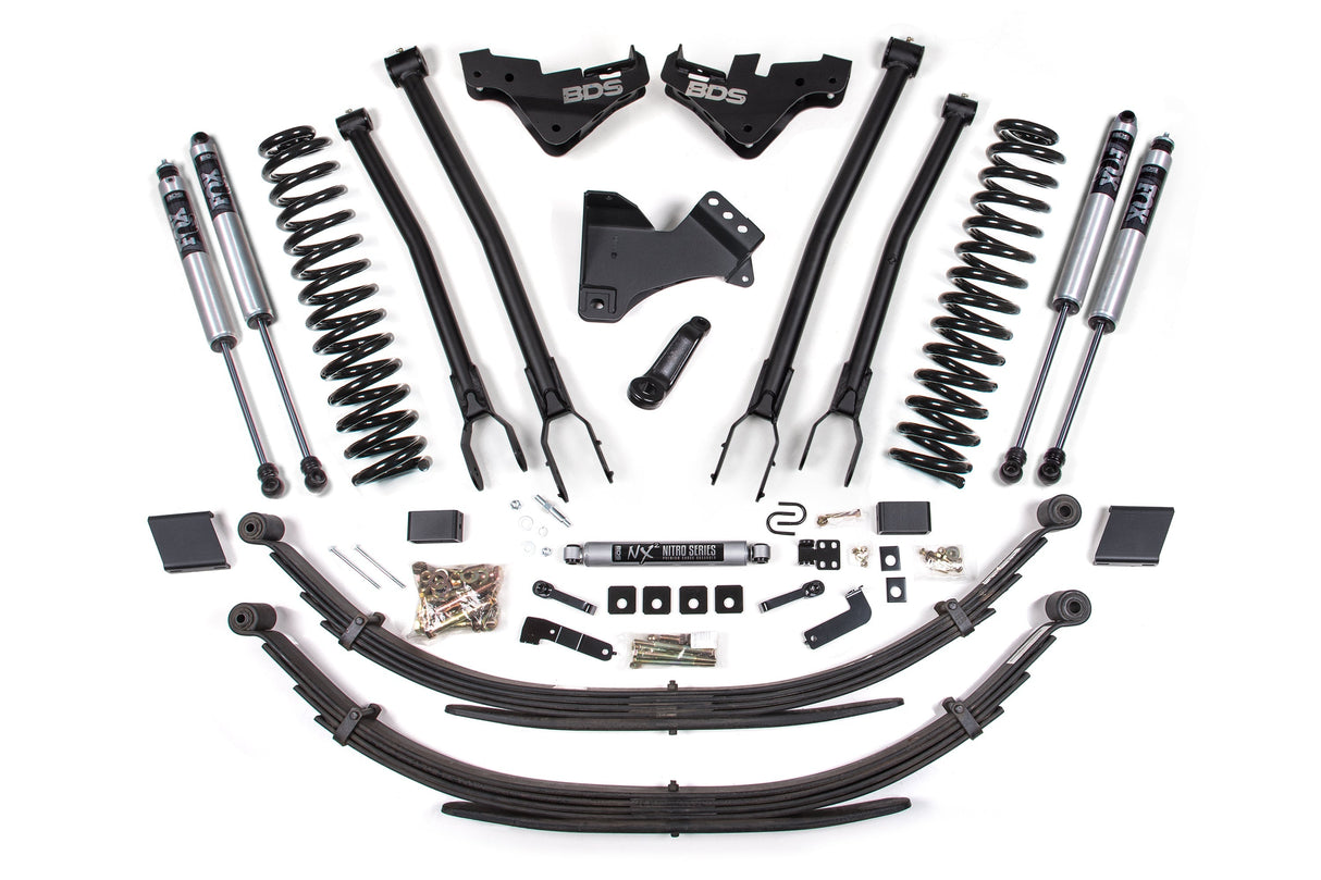 5 Inch Lift Kit w/ 4-Link | Ford F250/F350 Super Duty (23-26) 4WD | Diesel BDS Suspension