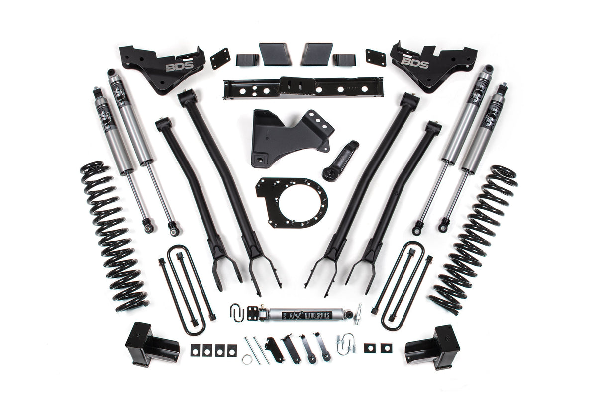 7 Inch Lift Kit w/ 4-Link | Ford F250/F350 Super Duty (23-26) 4WD | Diesel BDS Suspension