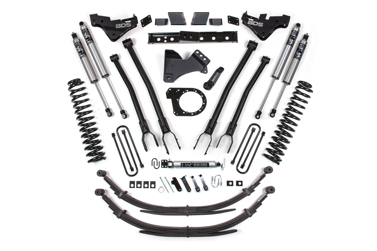 7 Inch Lift Kit w/ 4-Link | Ford F250/F350 Super Duty (23-26) 4WD | Diesel BDS Suspension