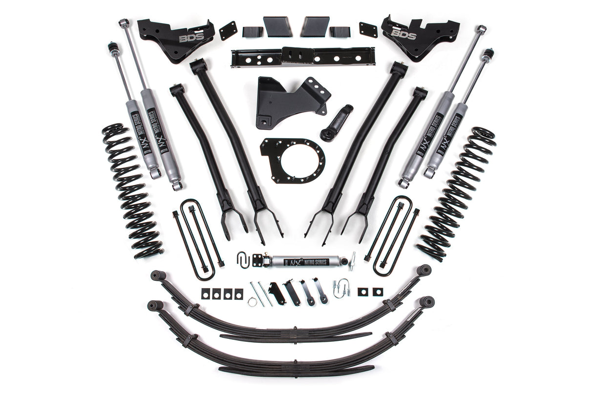 7 Inch Lift Kit w/ 4-Link | Ford F250/F350 Super Duty (23-26) 4WD | Diesel BDS Suspension