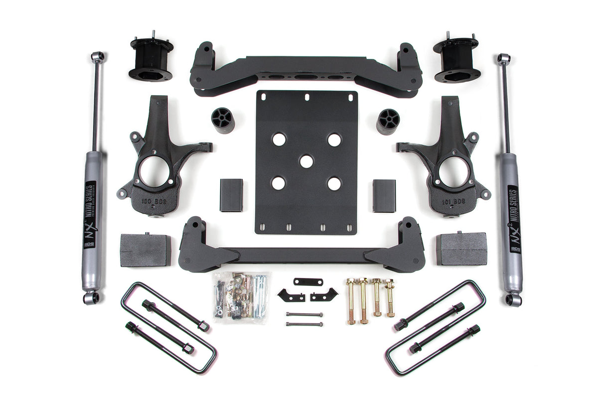 4.5 Inch Lift Kit | Chevy Silverado or GMC Sierra 1500 (07-13) 2WD BDS Suspension