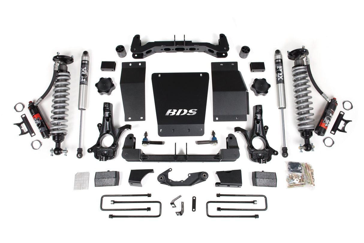 4 Inch Lift Kit | FOX 2.5 Performance Elite Coilover | Chevy Silverado or GMC Sierra 1500 (14-18) 4WD BDS Suspension