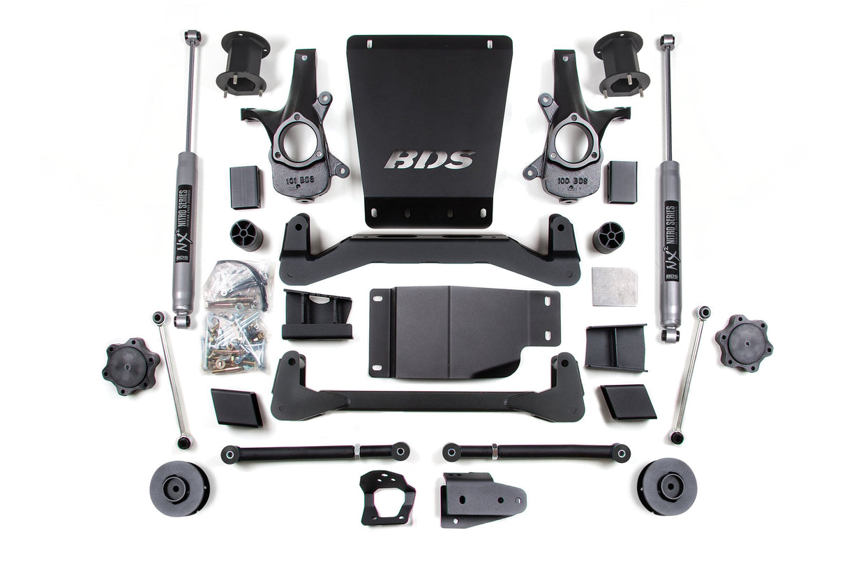 4.5 Inch Lift Kit | Chevy/GMC Avalanche, Suburban, Tahoe, or Yukon 1500 (07-14) 4WD BDS Suspension