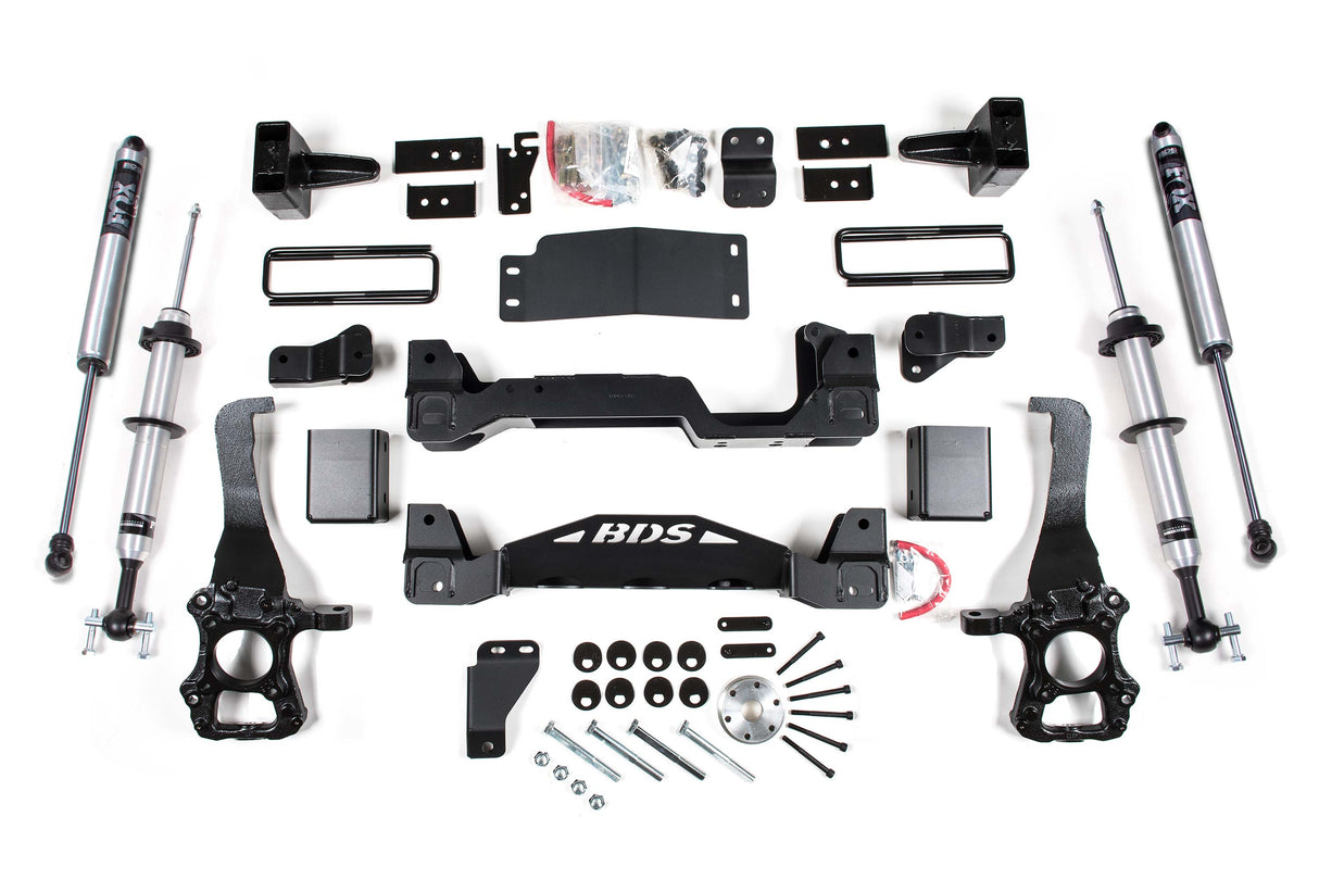 6 Inch Lift Kit | FOX 2.0 Strut | Ford F150 (2014) 4WD BDS Suspension