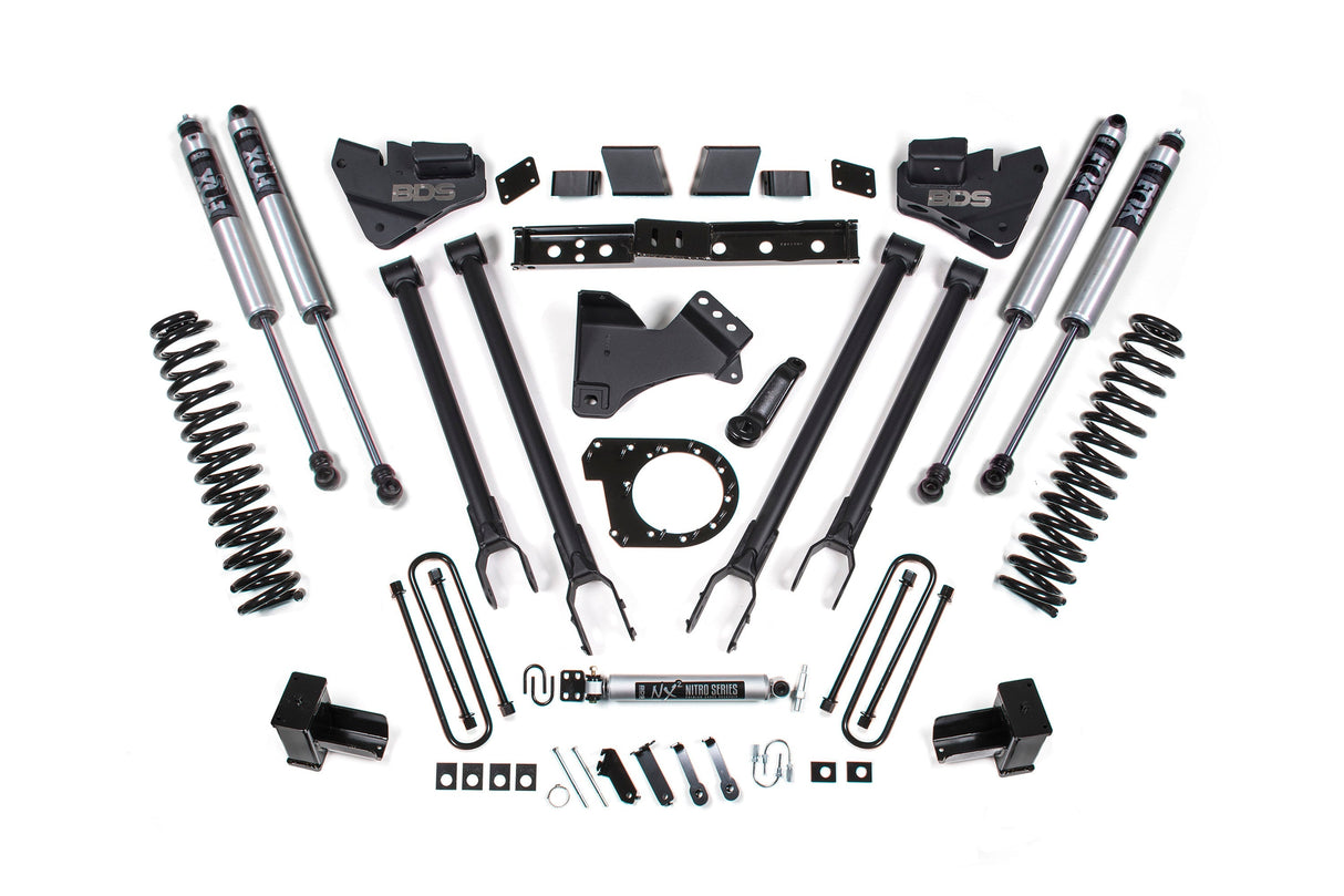 6 Inch Lift Kit w/ 4-Link | Ford F350 Super Duty DRW (20-22) 4WD | Diesel BDS Suspension