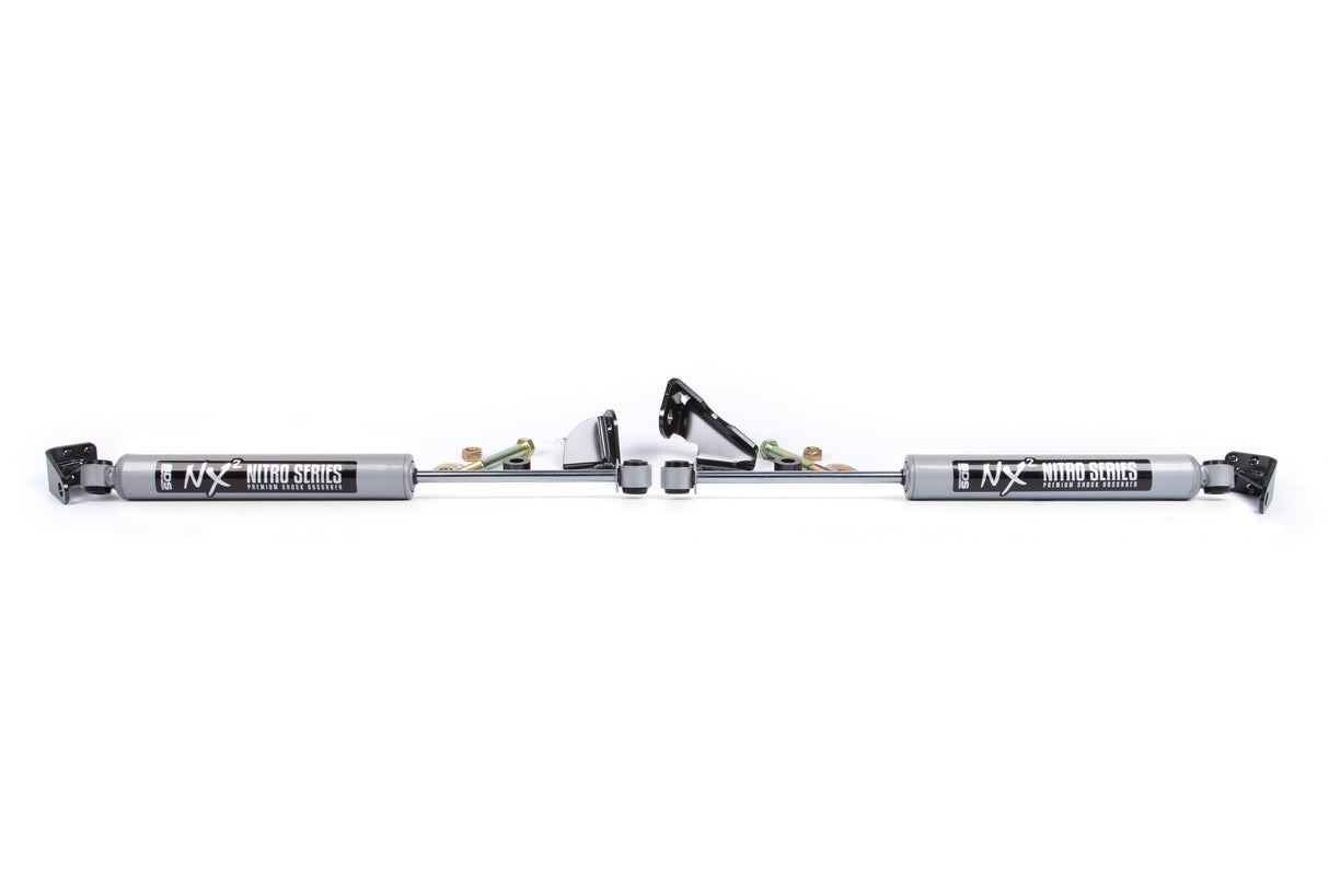 Dual Steering Stabilizer Kit w/ NX2 Shocks | Ford F150 (04-08) 4WD | With BDS Strut Spacers BDS Suspension