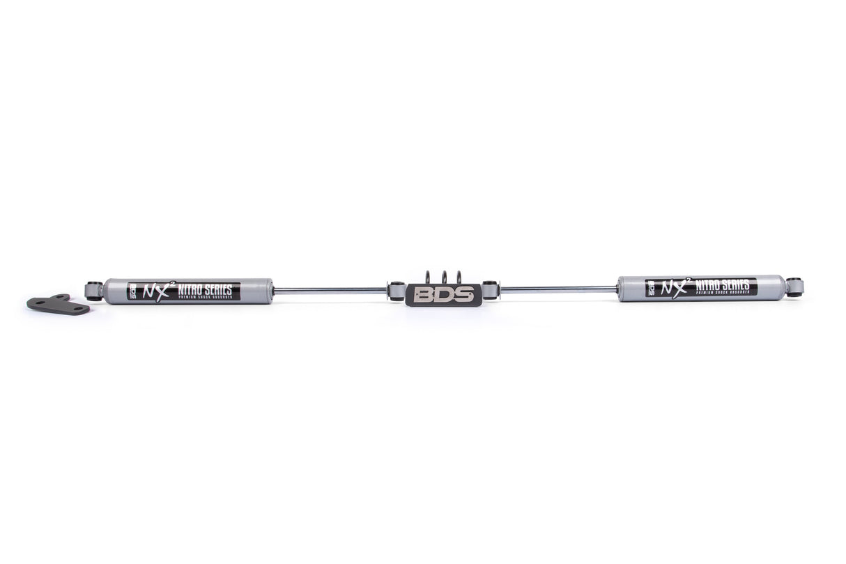 Dual Steering Stabilizer Kit w/ NX2 Shocks | Ford F250/F350 Super Duty (99-04) 4WD BDS Suspension