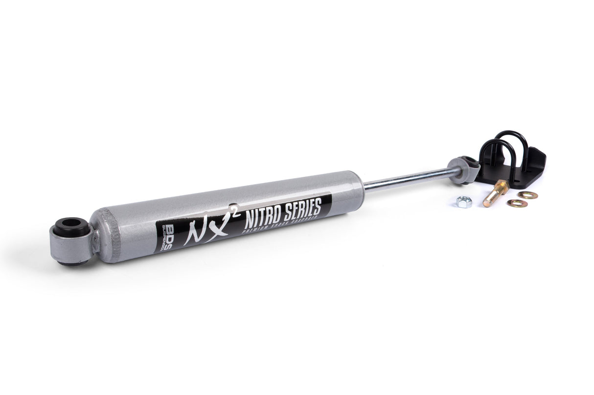 Single Steering Stabilizer Kit w/ NX2 Shock | Ford F250/F350 Super Duty (99-04) 4WD BDS Suspension