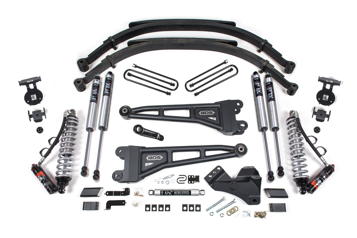 5 Inch Lift Kit w/ Radius Arm | FOX 2.5 Performance Elite Coilover | Ford F250/F350 Super Duty (23-26) 4WD | Diesel BDS Suspension