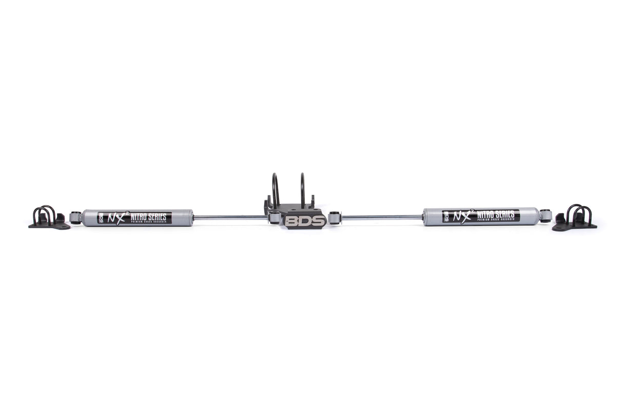 Dual Steering Stabilizer Kit w/ NX2 Shocks | Ford F250/F350 Super Duty (05-16) 4WD BDS Suspension