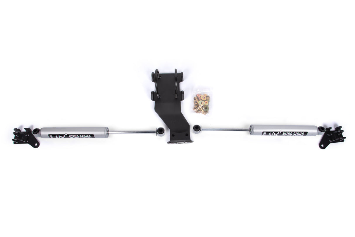 Dual Steering Stabilizer Kit w/ NX2 Shocks | Ford F250/F350 Super Duty (05-16) 4WD BDS Suspension