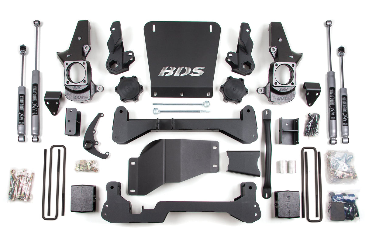 7 Inch Lift Kit | Chevy Silverado or GMC Sierra 2500HD/3500 (01-10) 4WD BDS Suspension