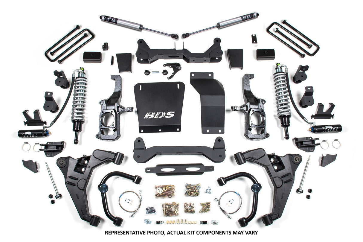 6.5 Inch Lift Kit | FOX 2.5 Coilover Conversion | Chevy Silverado or GMC Sierra 2500HD/3500HD (11-19) | Diesel BDS Suspension