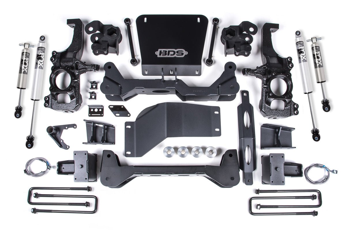 6.5 Inch Lift Kit | FOX 2.5 HTO Performance Series | Chevy Silverado or GMC Sierra 2500HD/3500HD (20-26) 4WD BDS Suspension