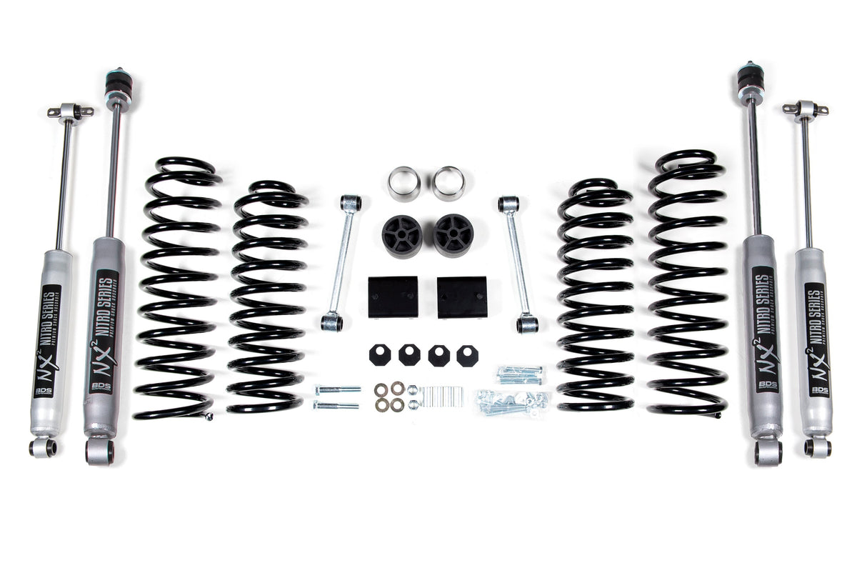 2 Inch Lift Kit | Coil Spring | Jeep Wrangler JK (12-18) 4-Door BDS Suspension