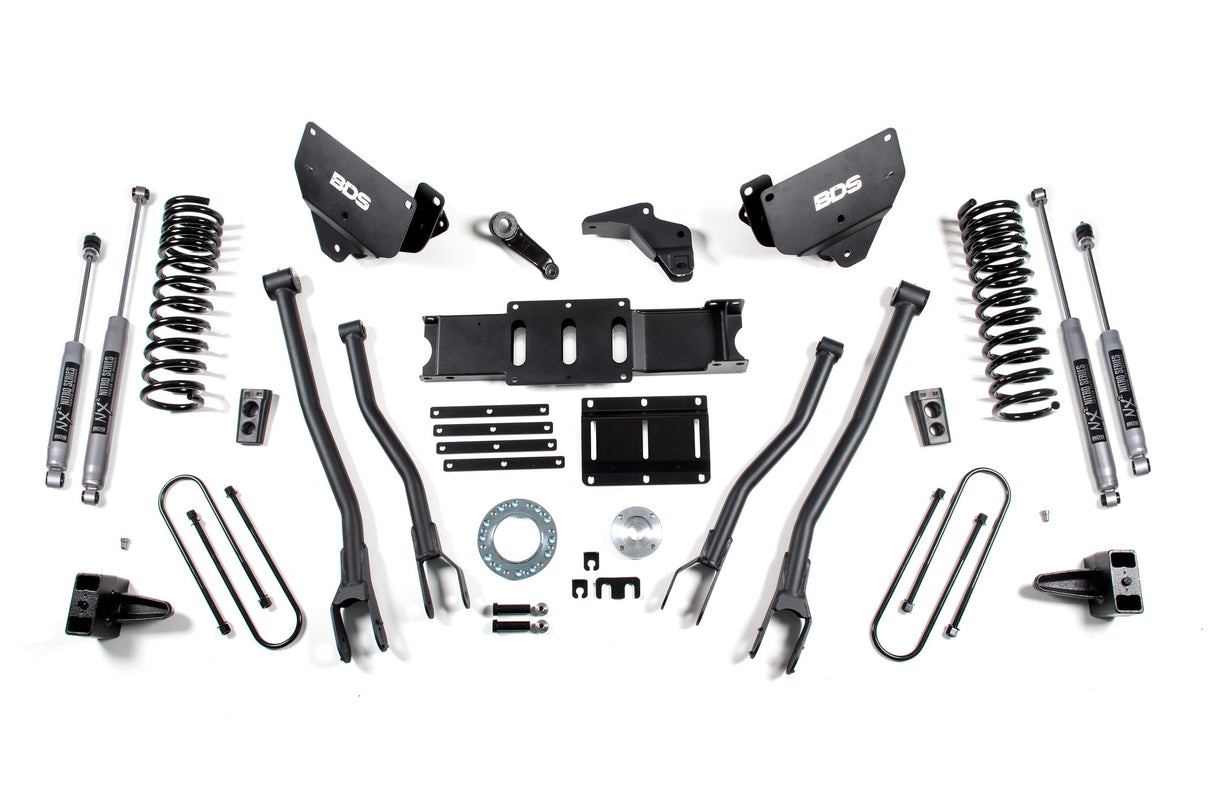 6 Inch Lift Kit w/ 4-Link | Ram 3500 (13-18) 4WD | Diesel BDS Suspension