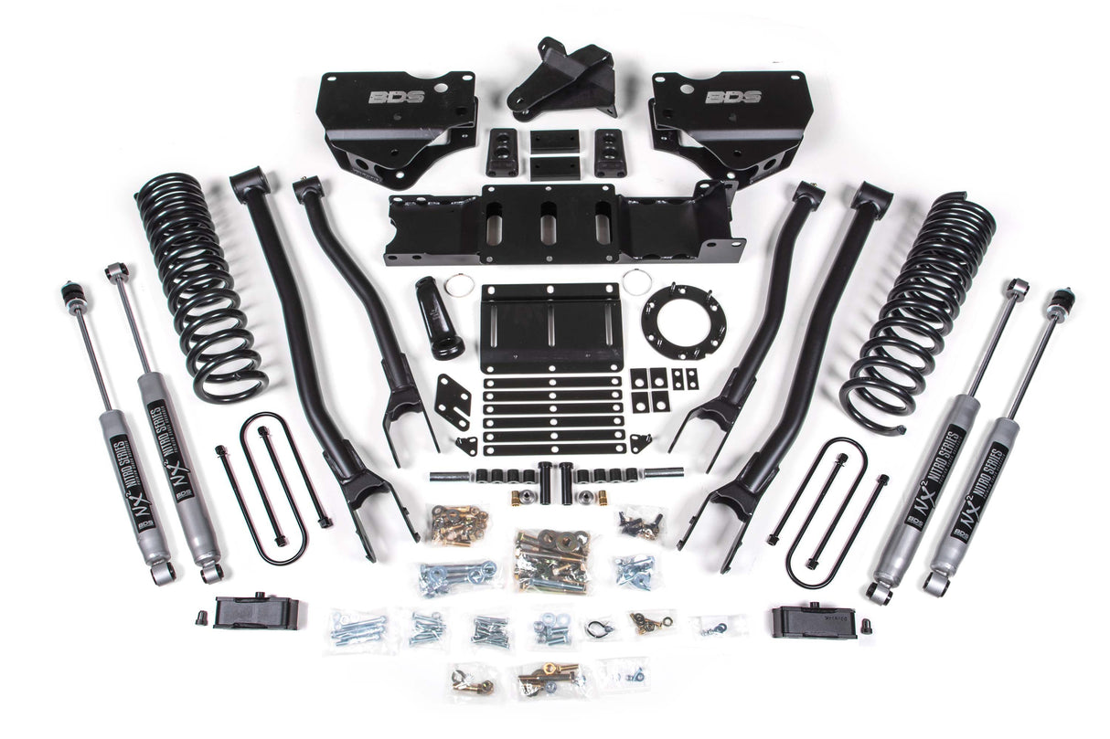 4 Inch Lift Kit w/ 4-Link | Ram 3500 (19-23) 4WD | Gas BDS Suspension