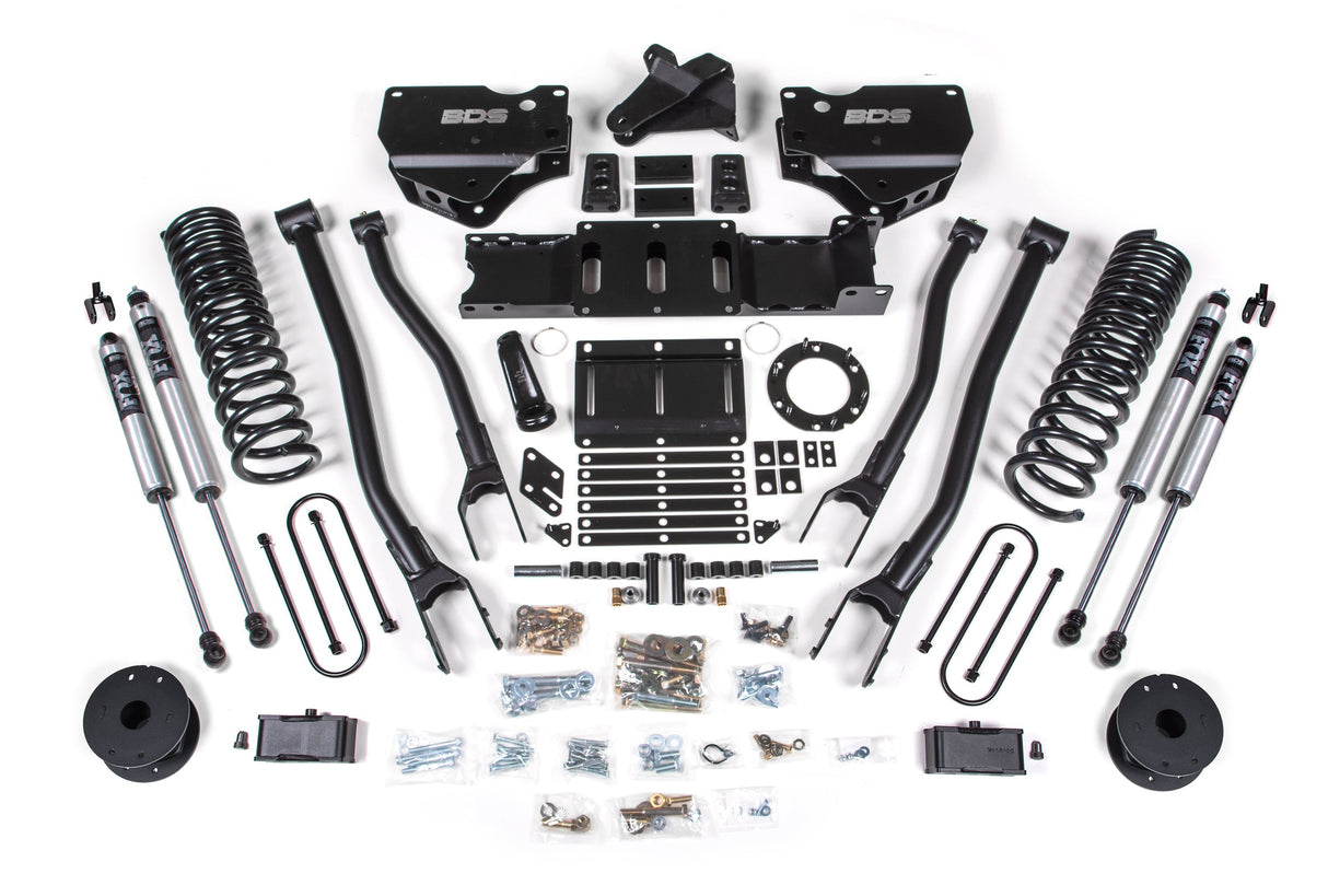 4 Inch Lift Kit w/ 4-Link | Ram 3500 w/ Rear Air Ride (19-24) 4WD | Diesel BDS Suspension