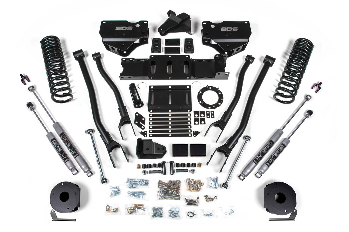 5.5 Inch Lift Kit w/ 4-Link | Ram 2500 w/ Rear Air Ride (19-24) 4WD | Gas BDS Suspension