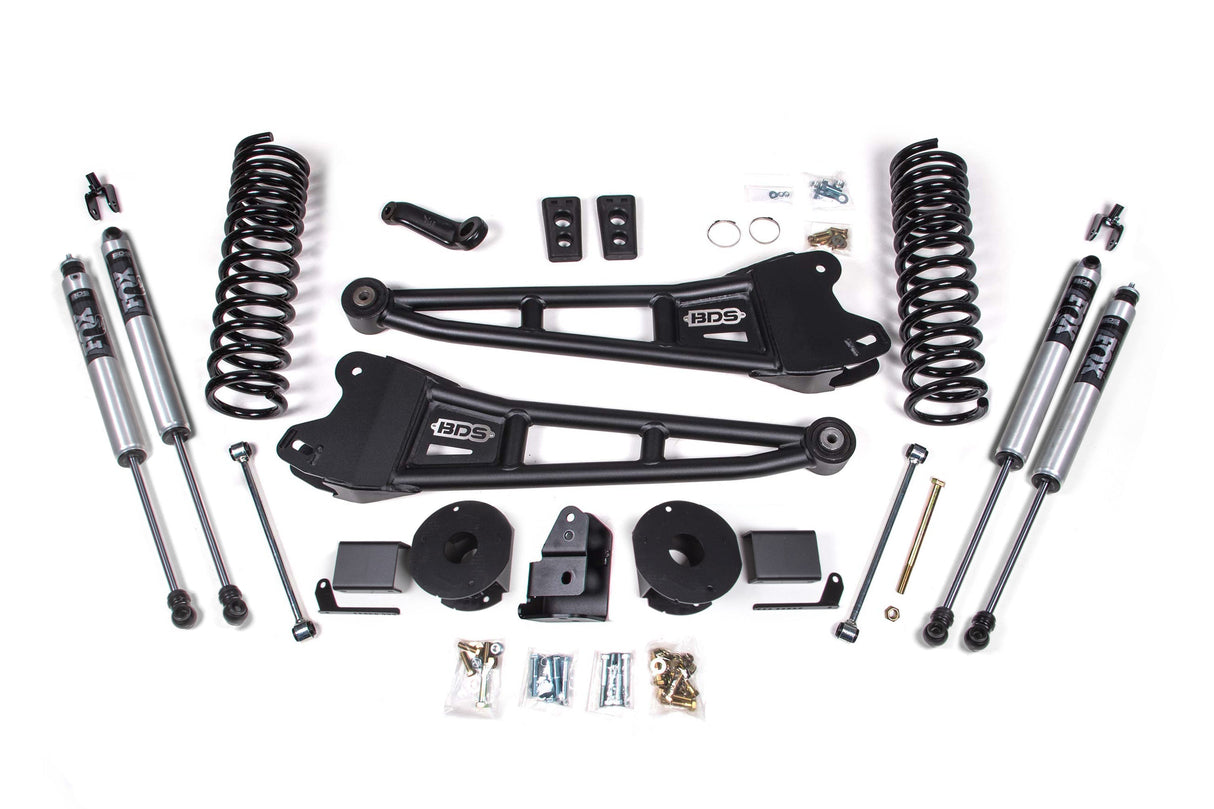 4 Inch Lift Kit w/ Radius Arm | Ram 2500 w/ Rear Air Ride (14-18) 4WD | Diesel BDS Suspension