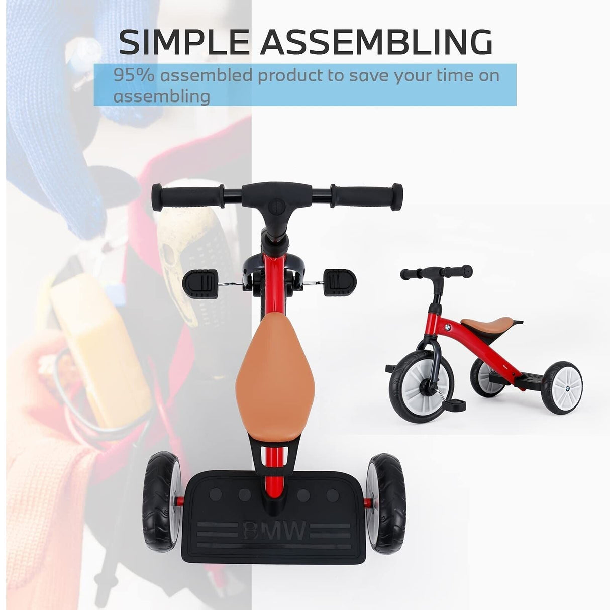 BMW Toddler Tricycle for Ages 2-5: The Perfect Gift for Young Boys and Girls