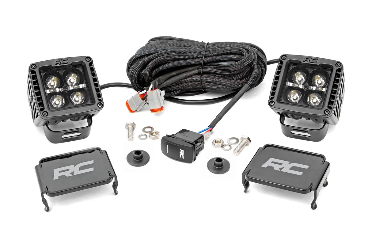 Rough Country LED Ditch Light Kit Ford Bronco 4WD 2021-2026 71046