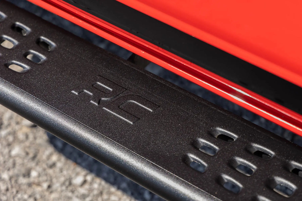 Rough Country OV2 Running Boards Side Step Bars 4-Door Ford Bronco 4WD 2021-2026 14007
