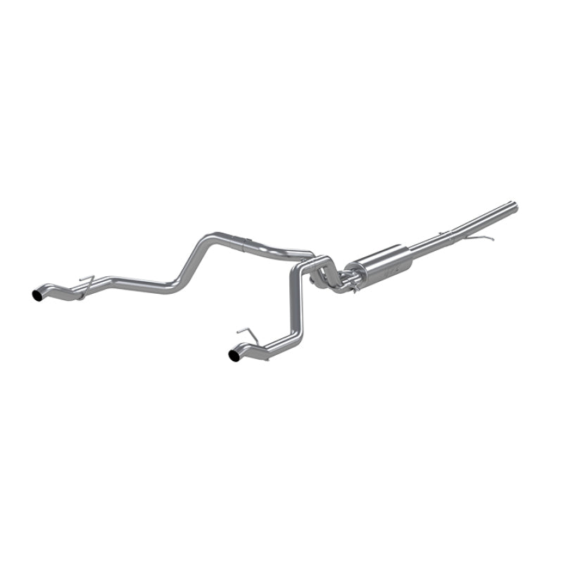 MBRP 2019 Chevrolet Silverado 1500 4,3 L/5,3 L 2,5 po Cat Back Double sortie arrière - Aluminisé