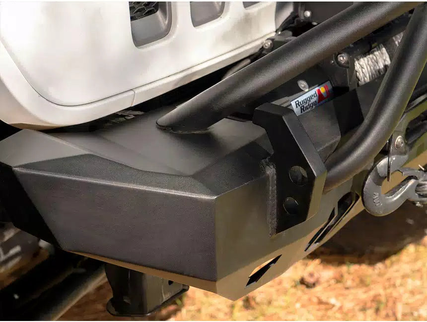 Rugged Ridge HD Stubby Front Bumper I '07- '18 Jeep JK Wrangler / '18- '24 Jeep JL Wrangler / '20- '24 JT Gladiator